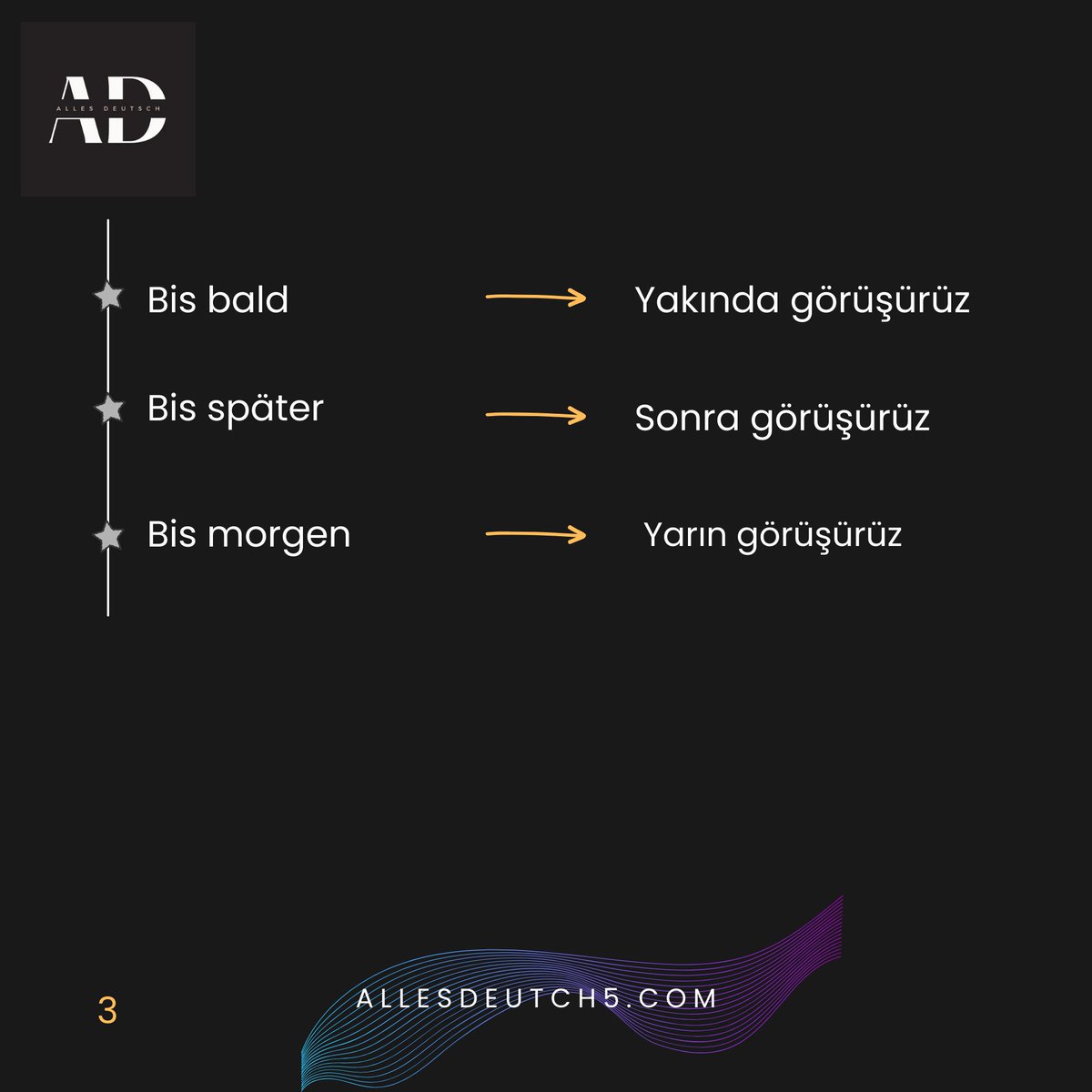 allesdeutsch5's tweet photo. Selamlaşma Kelimeleri
Hallo → Merhaba
Hi → Selam
Guten Morgen → Günaydın
Guten Tag → İyi günler
Guten Abend → İyi akşamlar
Gute Nacht → İyi geceler
Servus → Selam (özellikle Avusturya / Güney Almanya)

🌐 Website:
https://t.co/9EtIKrT1k6
#unfall #switzerland #learngerman https://t.co/LDBm9dOrdy