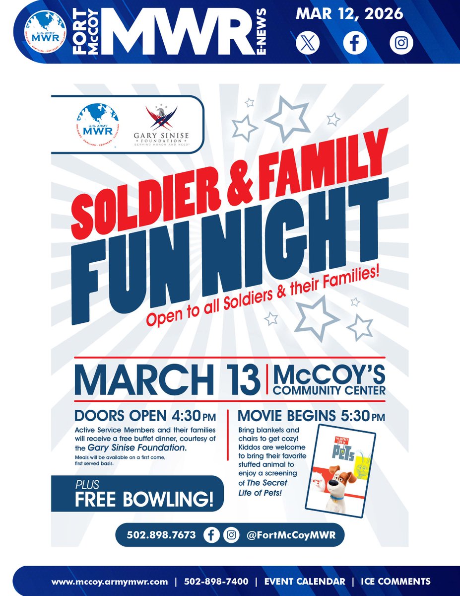Fort McCoy MWR tweet media