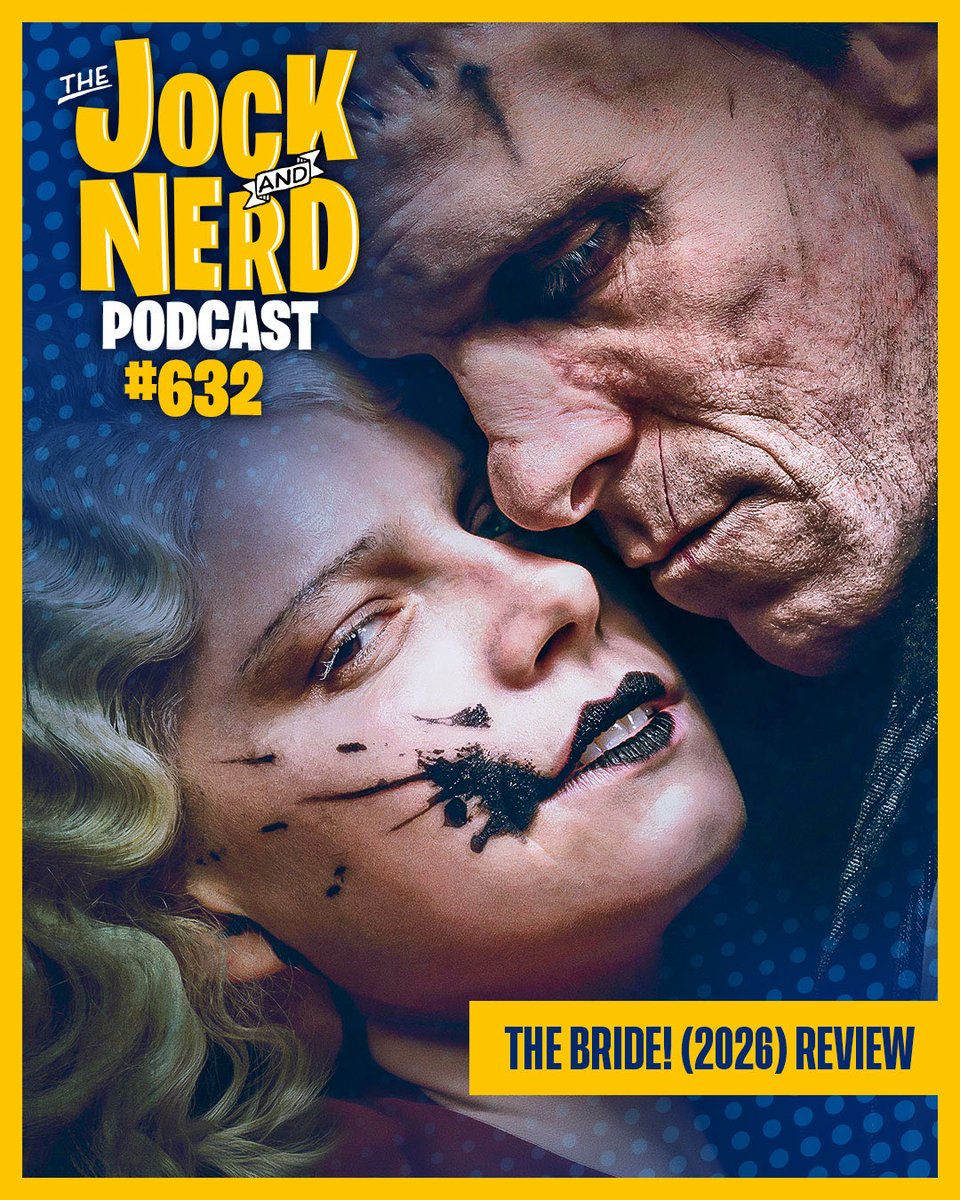 jockandnerdcast's tweet image. New episode! 🎙️
We’re making our final* Oscar predictions with Gerald Morris from @TheAwardsGarage and reviewing The Bride! from Maggie Gyllenhaal.
Plus reaction to the Lanterns teaser.
🎧 Listen now
Jockandnerd.com/links
#Oscars #MoviePodcast #JockAndNerd