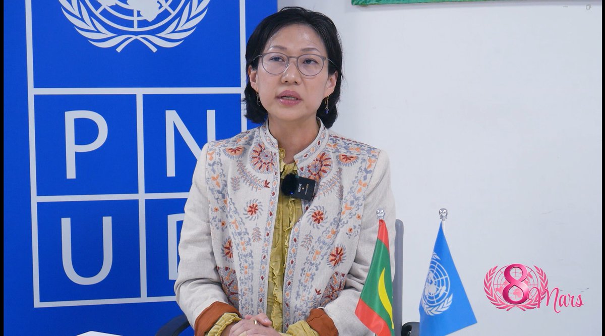 PNUDMauritanie's tweet photo. « Quand les femmes avancent, c'est tout le pays qui avance » : écoutez ce que dit Hyewon Jung, Représentante Résidente adjointe du #PNUD en Mauritanie🇲🇷 pour savoir pourquoi👉 https://t.co/hw0MkiQ97a
#IWD2026
#CSW70
#ODD5
#Genre
#PNUD
#Mauritanie https://t.co/TD0w9Vptr5