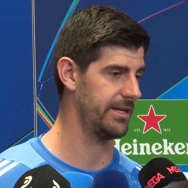 MadridXtra's tweet photo. 🚨 Thibaut Courtois: “I’ve read things from you (the press) and told myself ‘Oh my goodness’.

You think this club is a NURSERY and that we do whatever we want but it’s not like this.

We respect all managers that arrive, the medical staff, everyone. I think a lot of criticism is UNFAIR.

Some other information is CORRECT and I have no problem, that’s why I tell you we are to blame too and we’ve assumed this.”