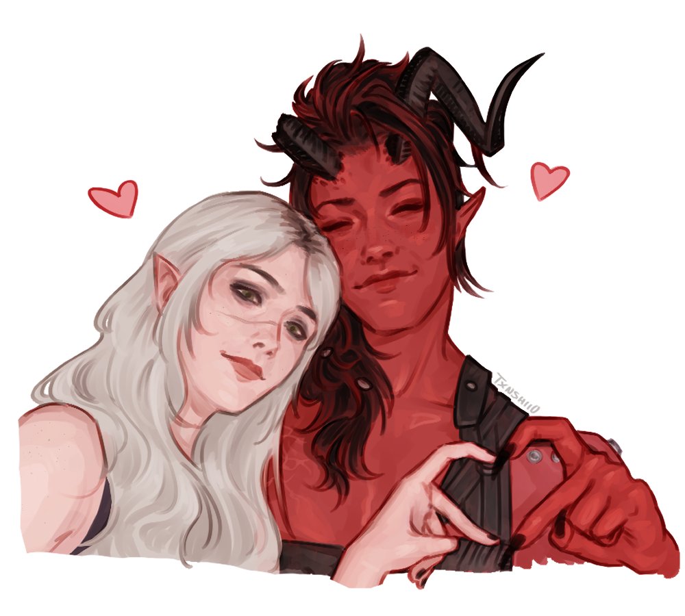 trying out a new style/process 👁️👁️ #bg3