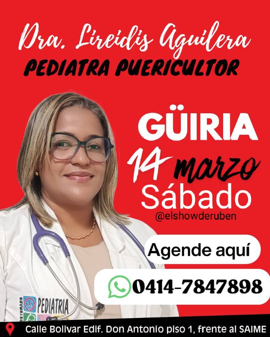 elshowderuben's tweet photo. Consulta de pediatría, este sábado 14 de marzo. https://t.co/GxuJ1aEaOG
