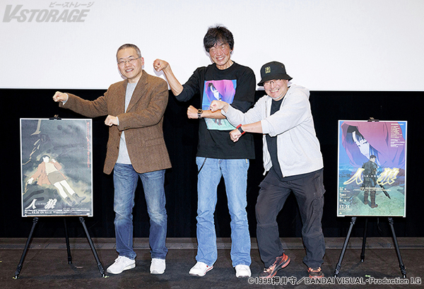VSTORAGE's tweet photo. リバイバル上映中🎬
『人狼 JIN-ROH』
メインスタッフ＆#藤本タツキ 先生より
公開25周年&amp;4K化お祝いコメント/イラスト到着✨

#沖浦啓之 #西尾鉄也 #藤木義勝 登壇
公開記念舞台挨拶オフィシャルレポート到着‼️
https://t.co/Iw5gFTd1YU
#押井守 #神山健治 #井上俊之 
#小倉宏昌 #溝口肇 #若林和弘 https://t.co/O3wi5G3a8w