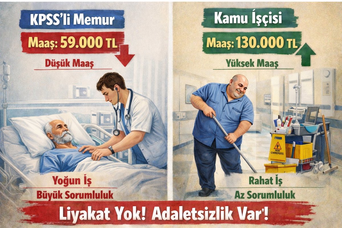 KPSS ye girecek arkadaşlar bence boşuna KPSS çalışıp strese girmeyin. Yazık etmeyin gençliğinize bedavadan kamuya işçi kadrosunda herhangi bir sınava tabi olmadan işe giren vasıfsız kamu işçileri bu ay 130.000₺ maaş alacaklar. Kamu işçisi olun daha iyi
#Netenyahu Icardı gebermiş