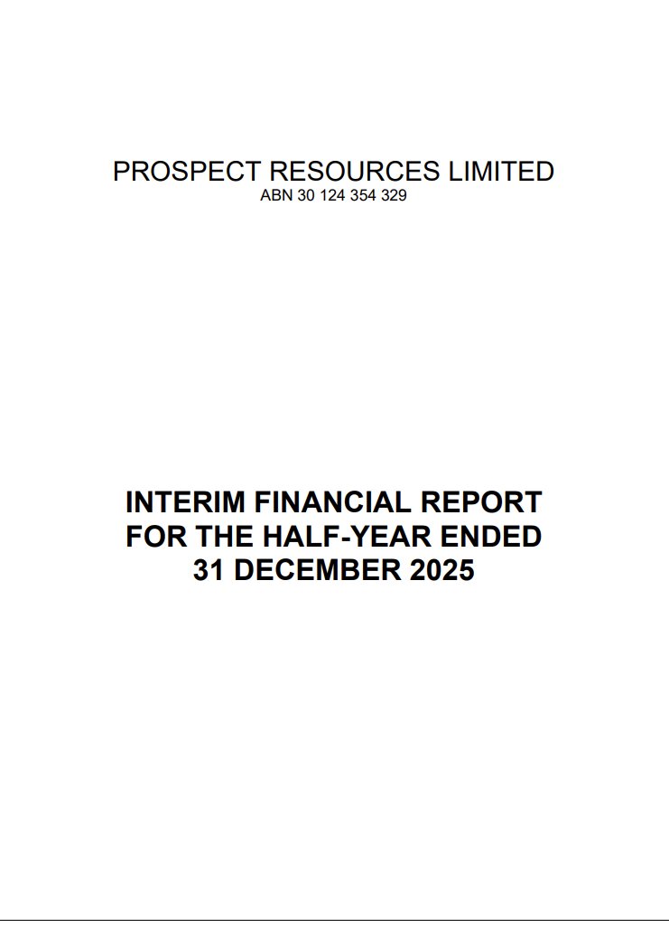 Prospect Resources Ltd tweet media