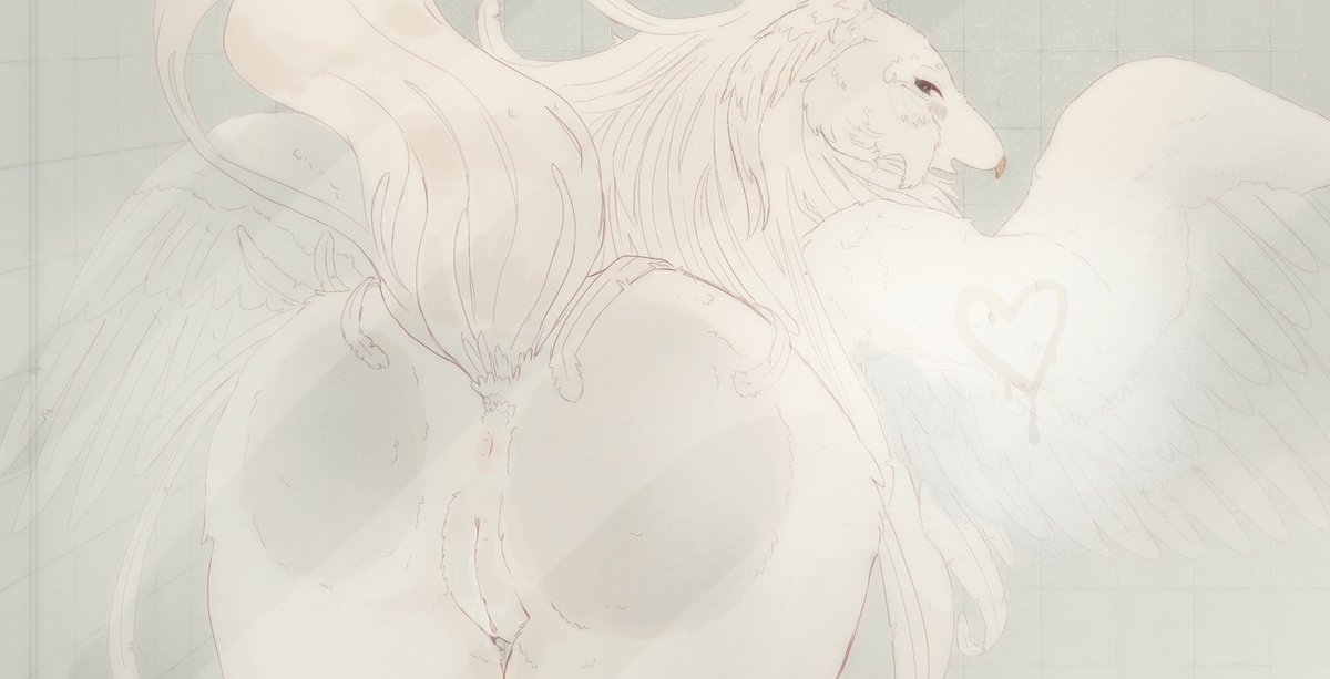 hey_do_cake's tweet photo. Bird bath <3 
#furry #art #nsfw https://t.co/trkUzBalrG