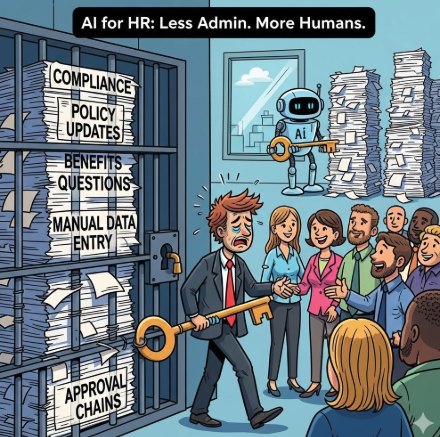 robotsrcoming's tweet photo. A client said: "We'll put the human back in Human Resources."

Sounds backwards? Most HR teams are buried in admin work—not people work.

AI removes the busywork. HR gets time back.

Ironically, companies using AI well may end up the most human. #HR #AI https://t.co/hOkhQGFc0t