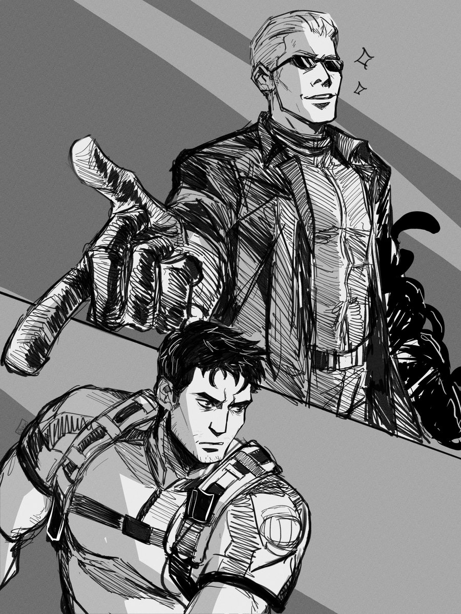 its wednesday
#REBHfun #ResidentEvil #RE5 #AlbertWesker #ChrisRedfield #sketch