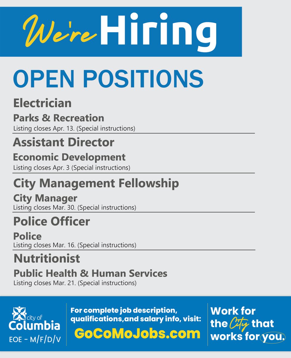 City of Columbia, MO tweet media