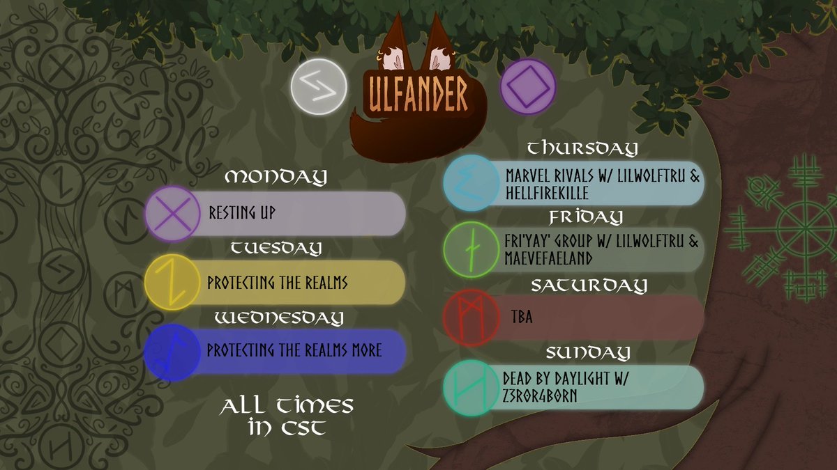 Sorry bad at dropping schedules, but I'm working on it