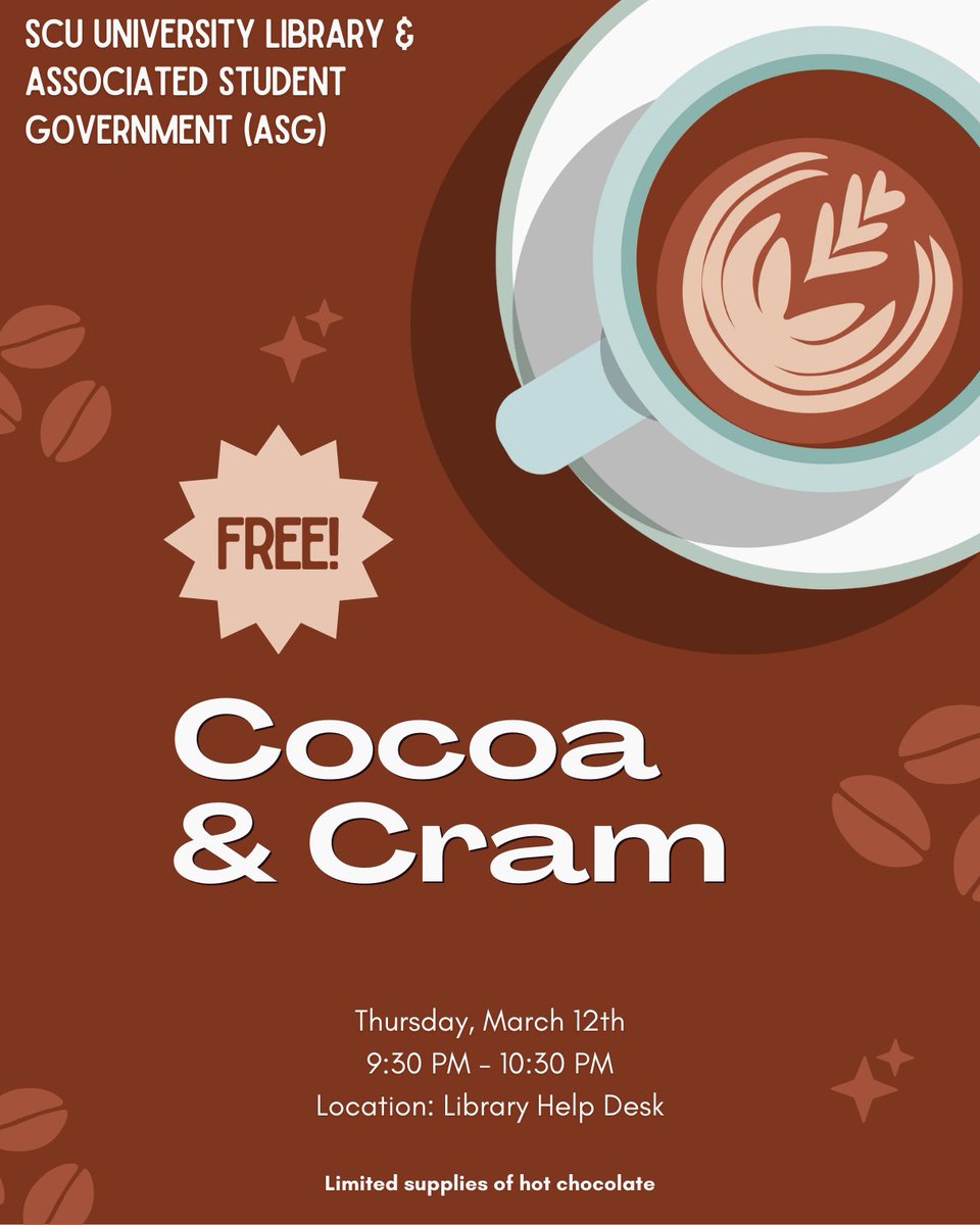 SCU Library tweet media