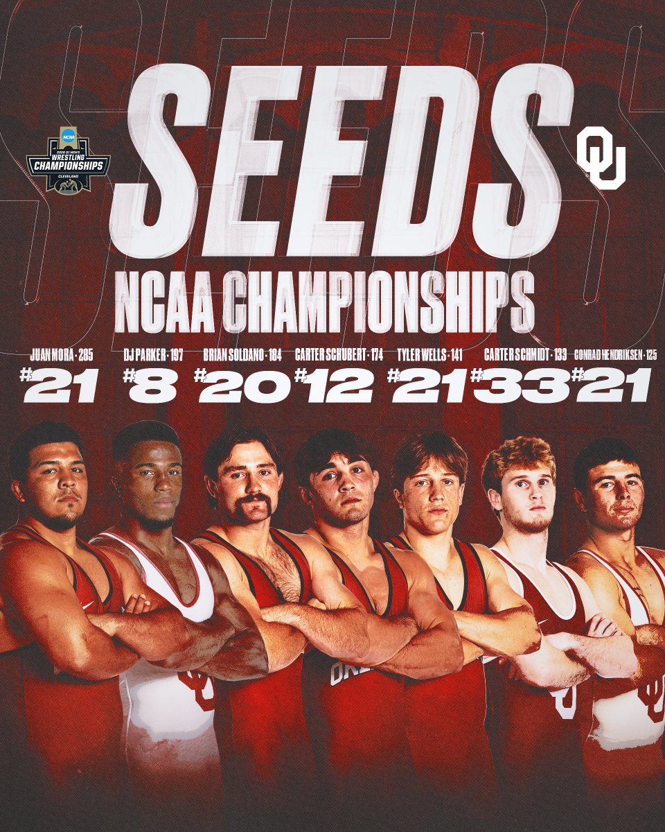 OU_Wrestling's tweet photo. The countdown is on ⏳

Seeds/Brackets » https://t.co/UAnk42hpAv https://t.co/EeD9weduDq