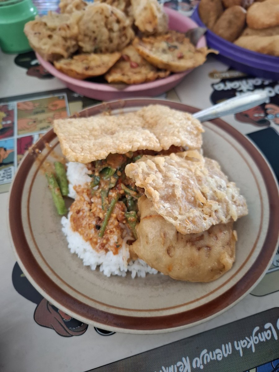 Nasi pecel segini 6k mahal apa murah