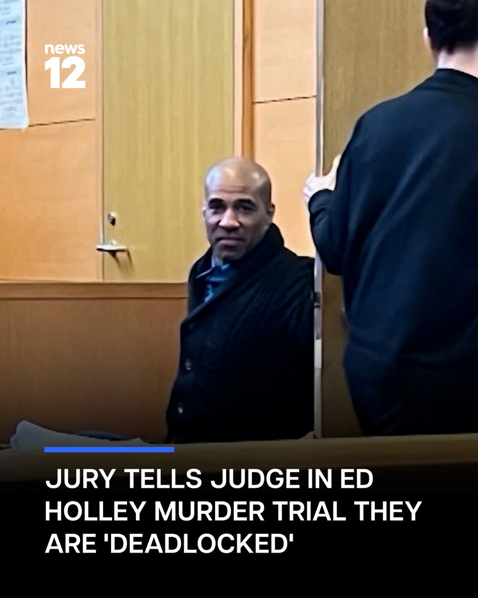 News12HV's tweet image. 'DEADLOCKED:' The jury in the second murder trial of Ed Holley wrote to Judge Kim Wednesday afternoon for the second time, informing her they cannot reach a verdict in the trial for the 2003 murder of Megan McDonald.

#News12 #OrangeCounty

bit.ly/4rqb2OC