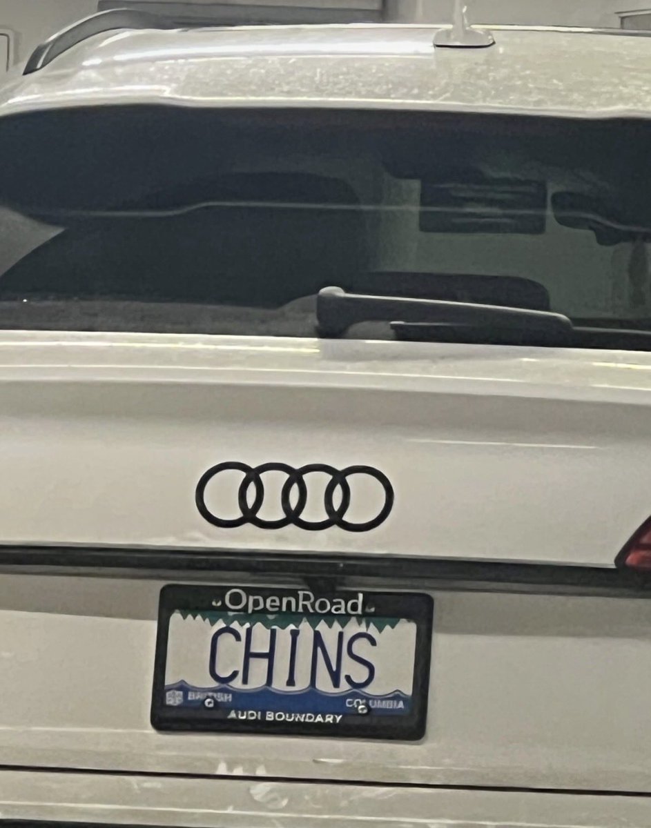 RobertNordmark's tweet photo. I work at a custom license plate shop and just crafted this beauty for a couple beauticians  @J_Swish24 and @heatdaddy69420 so much dust in the back seat cmon guys https://t.co/mheny42qWJ