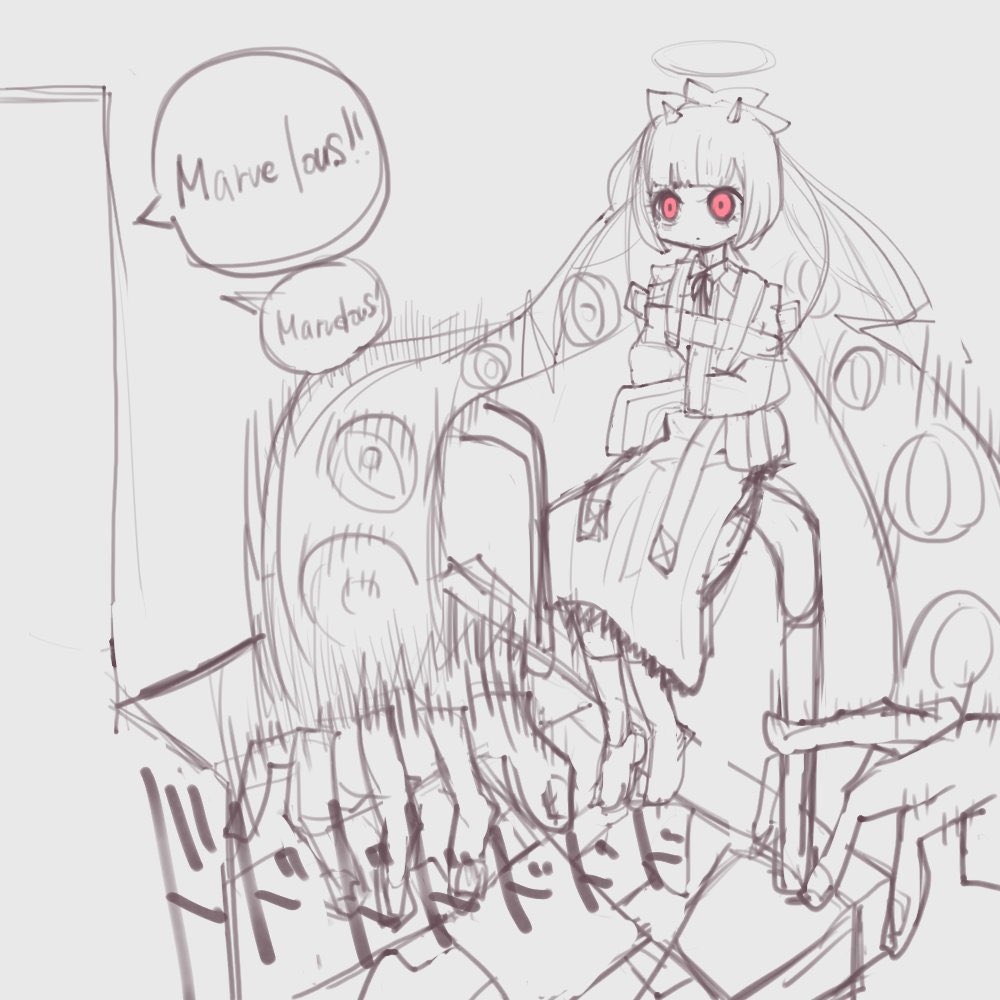 74mo_to's tweet photo. アンノウンズちゃん楽しみーと昨夜描いてたクソ雑落描き
髪のお手手で無双してそう
18-19かな？

 #ddr_art https://t.co/tilWRiqacj