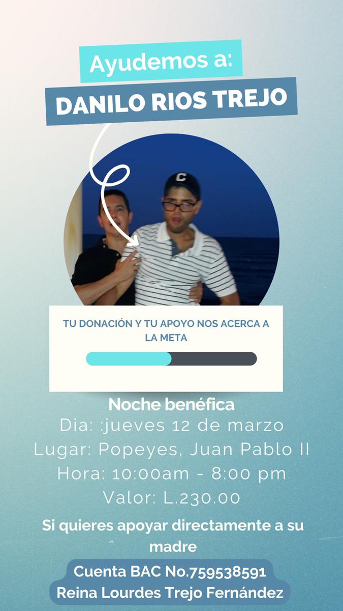 Kamari_hn's tweet photo. #TEGUCIGALPA #Ayuda 

Mañana no cocine y apoye a este joven comprando un combo en POPEYES DE JUAN PABLO II.

@manton15
@TitoAsfuraPHN
@hnpresidencia a que hora avanzan con salud. Son miles de casos a nivel nacional. https://t.co/Yn7tgkYgcn