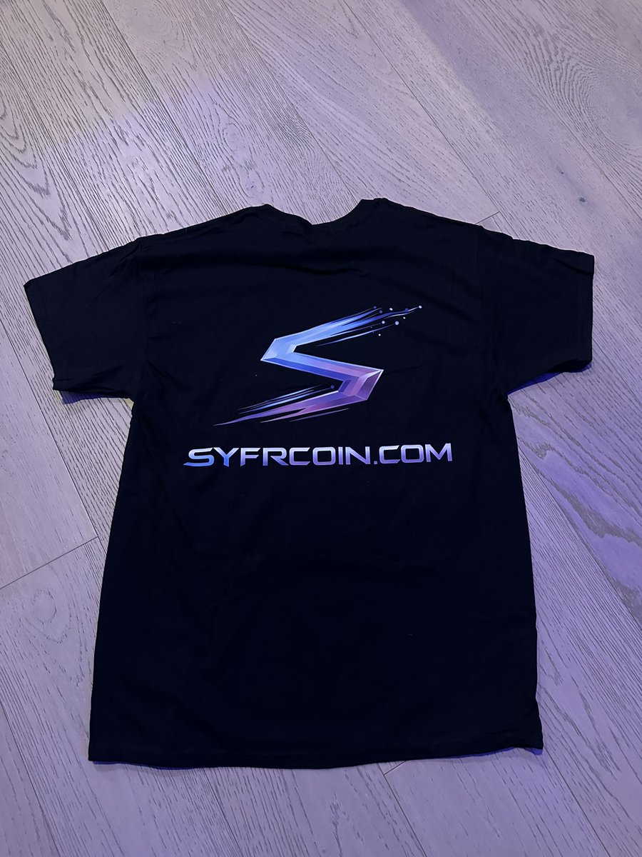 yng_sys's tweet photo. Who wants some $SYFR shirts 👀

Ready for @sxsw 🏆 https://t.co/SzlKhSub2m