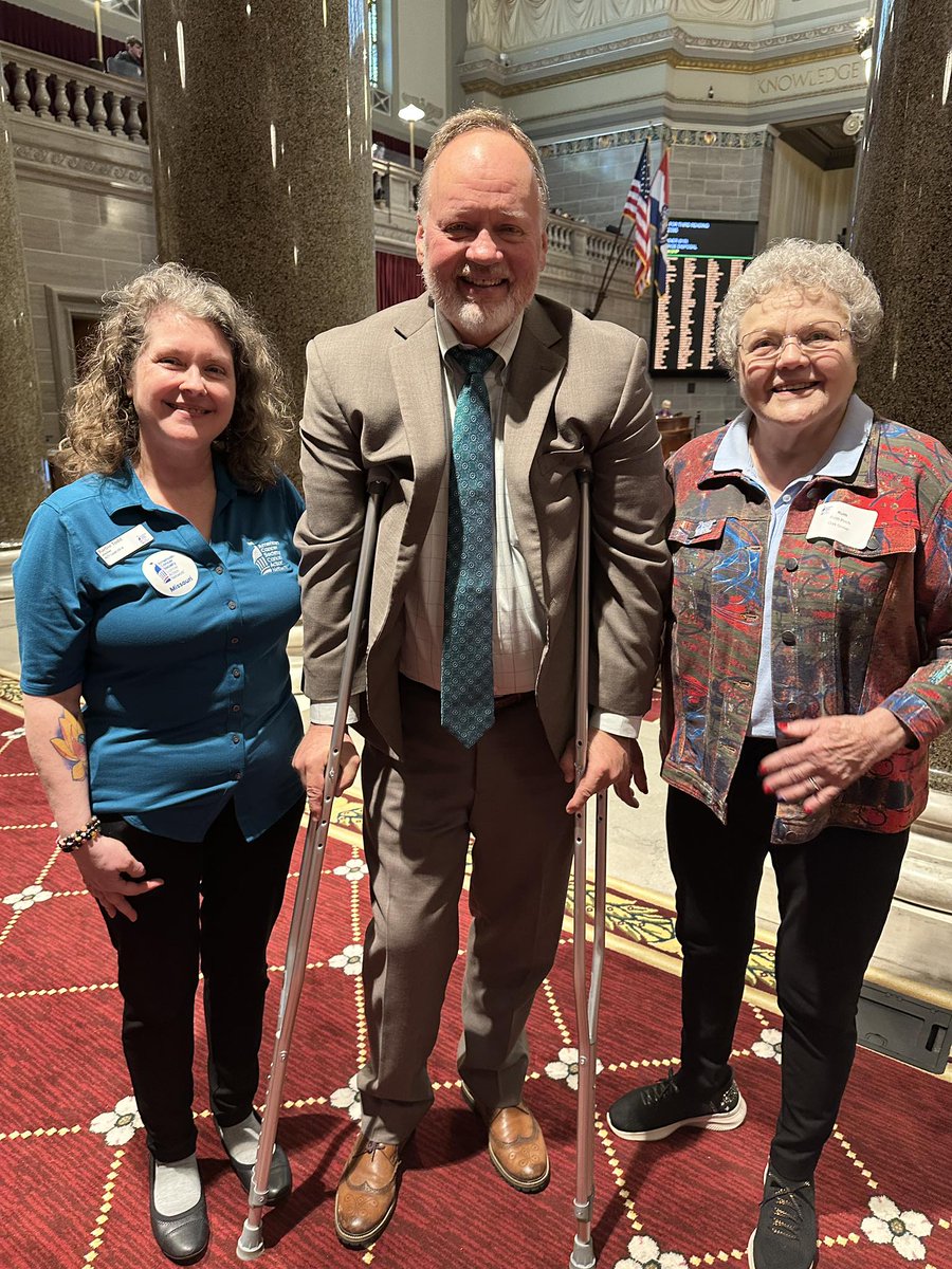 BarbieTodd97's tweet photo. Today we met with our legislators for @ACSCAN_MO Cancer Action Day to ask for support on three of our major issues:🔺Show-Me Healthy Women🔺Tobacco Cessation Funding 🔺Co-Pay Assistance. Thank you, @RepJeffColeman, for meeting with us.

#acscanproud
#FightCancerMO
#MOLeg
#WorthIt https://t.co/pjT2cAFcaT