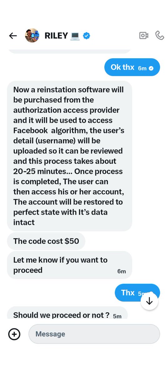 angeljo80's tweet photo. Unfortunately, I tried hard to recover my account using all official methods, but I was scammed and the scammers asked me for money to recover my account. https://t.co/Lum4JGuTOo