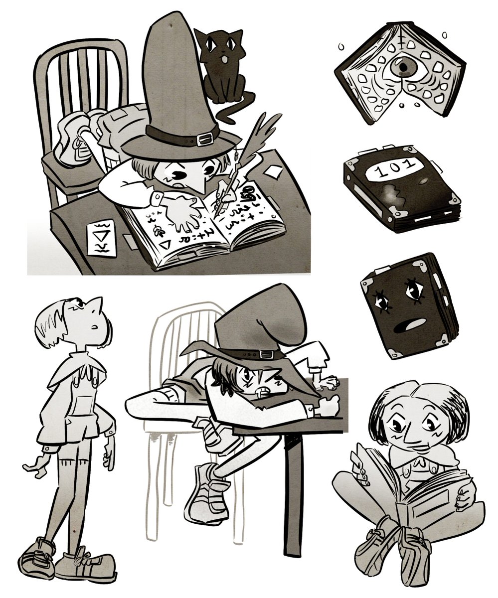 CampDropoutx's tweet photo. The Little Witch doodles๐งโโ๏ธ
#midrell #art #conceptart #campdropout https://t.co/oMGYQB82G0