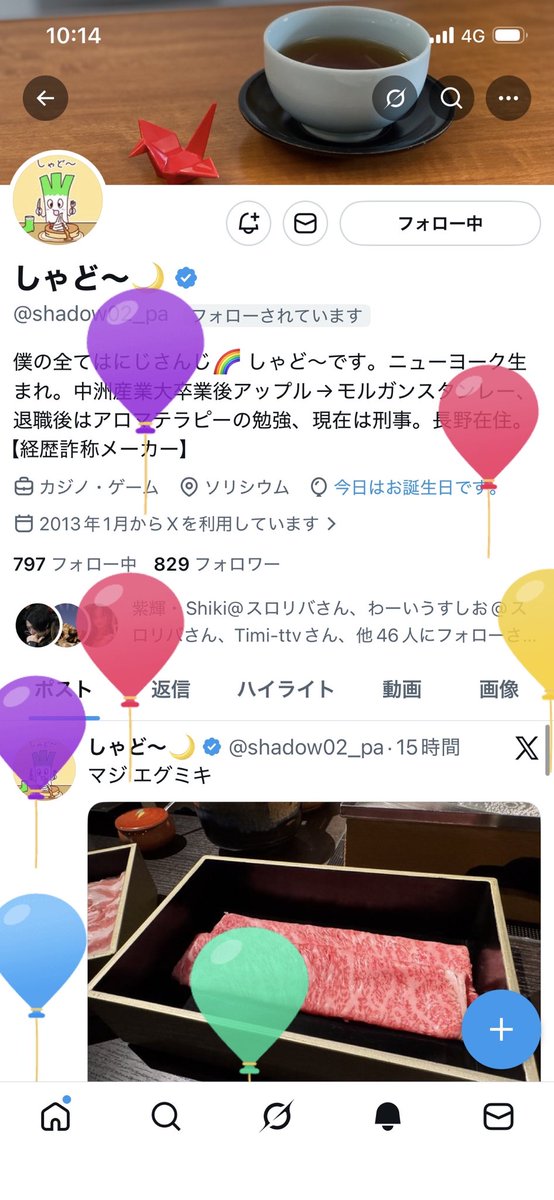 しゃど～🌙 tweet media