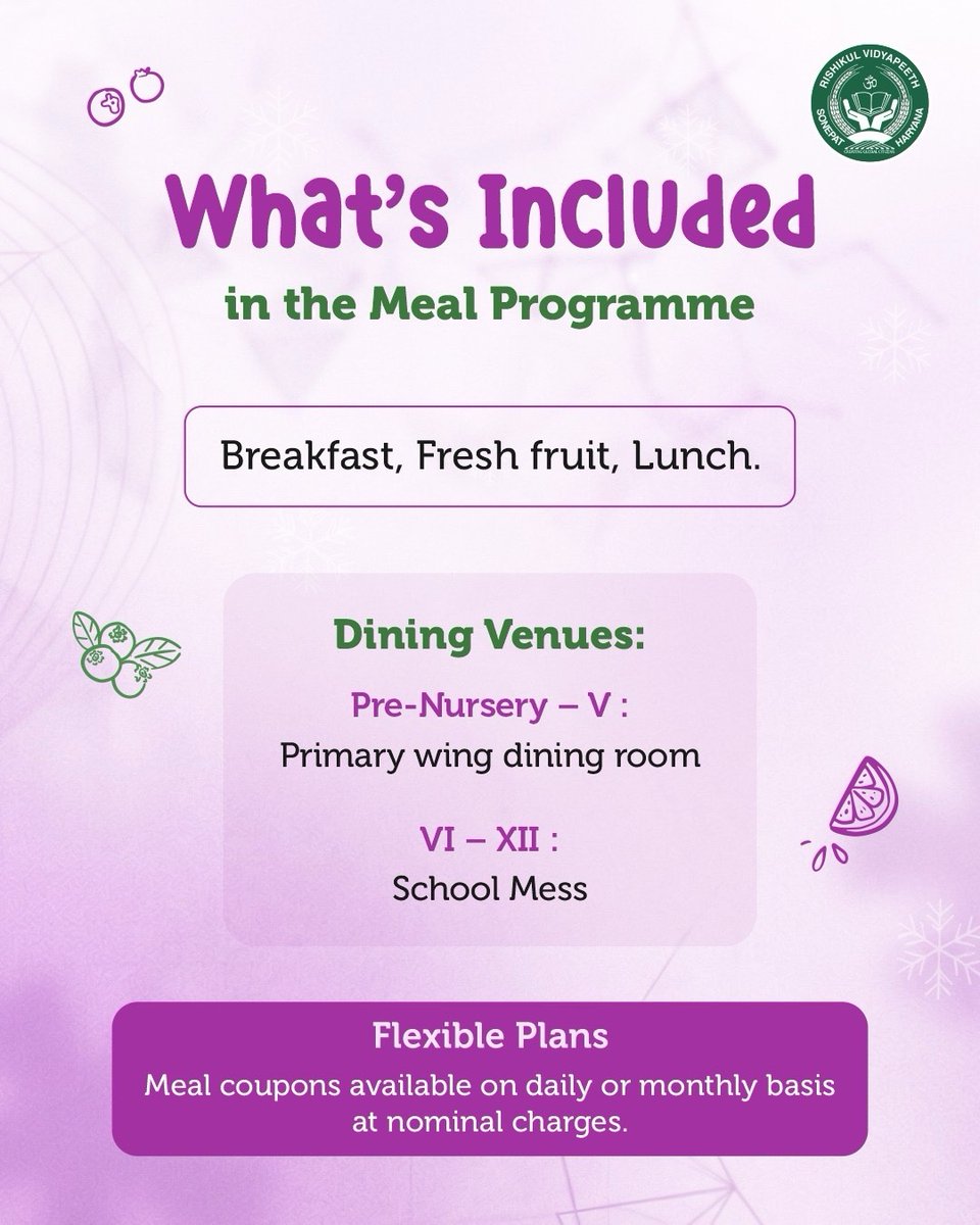rishikulvp's tweet photo. Good food, bright future! 🌟 At Rishikul Vidyapeeth, we're committed to fueling young minds with wholesome meals for our day scholars. Healthy eating, happy learning! #RishikulVidyapeeth #NutritiousMeals https://t.co/AWknmVlGXt