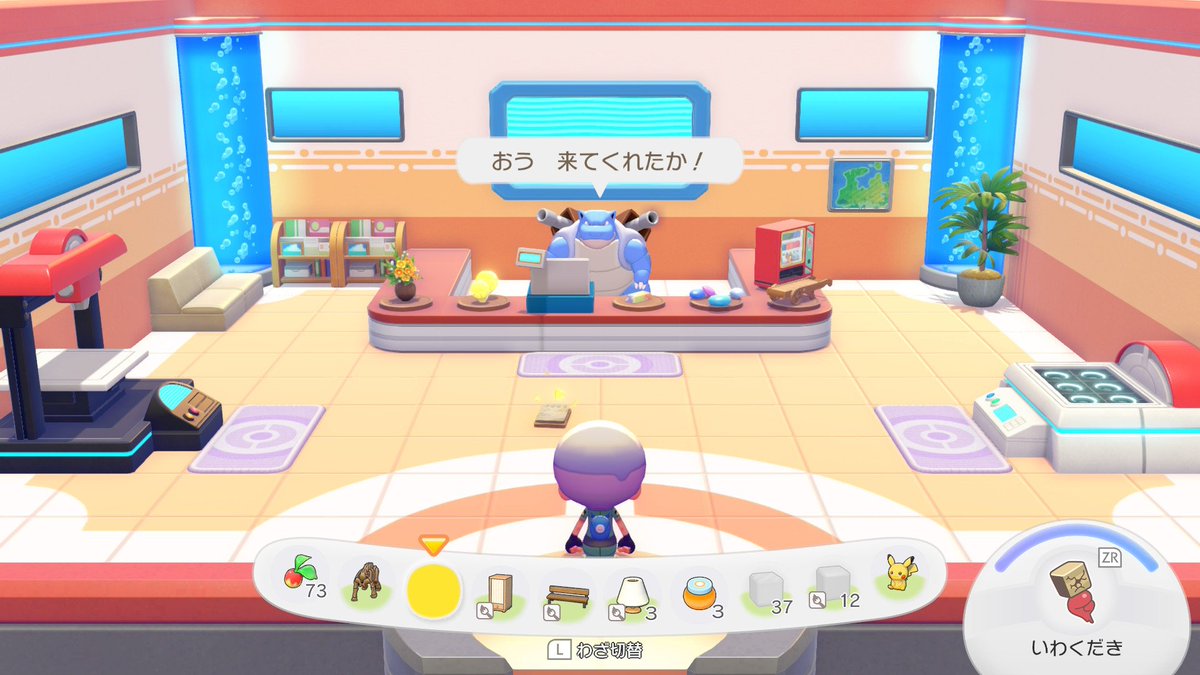 7silver18's tweet photo. 初ポケセン完成したから入ってみたらゴツいジョーイさんおった

#ぽこポケ https://t.co/SfDe2gS7i6