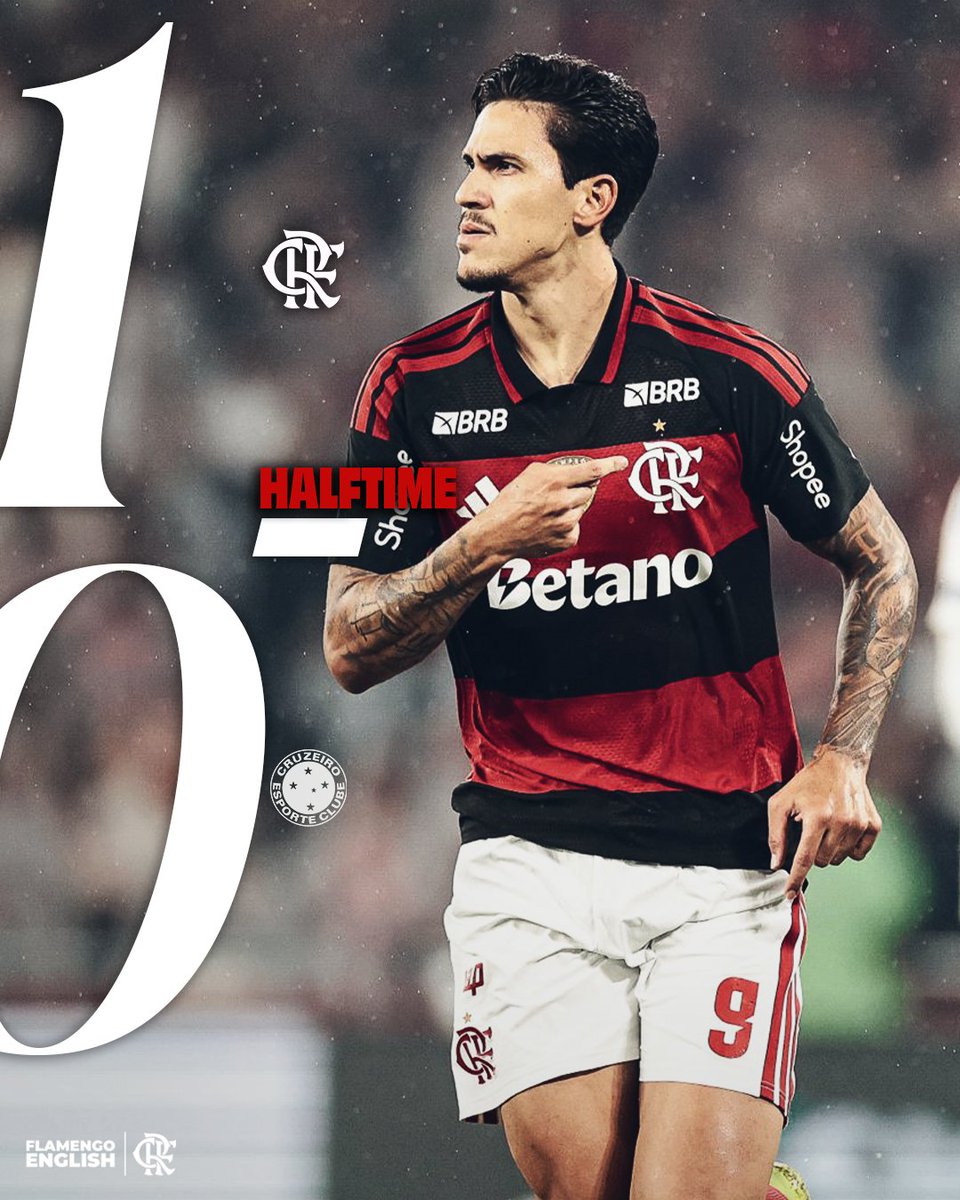 Flamengo_en's tweet photo. Pedro's goal has us up at the half 🙌 https://t.co/YGHhZAHuXM