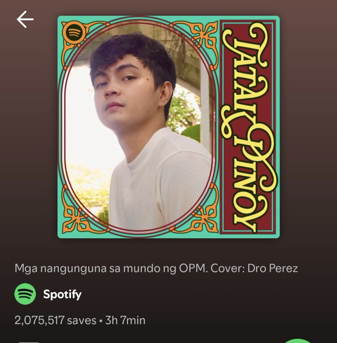 sb19_spotify's tweet photo. 🔥 BIG NEWS, A’TIN! 🔥

Nagsisimula nang magkaroon ng bisa because VISA has officially landed on Spotify’s TATAK PINOY playlist! 🇵🇭🎶

Let’s flood the streams and keep the momentum going.
▶️ Stream
💚 Save
📢 Share

Let the world hear what Filipino talent sounds like. Keep streaming VISA! ✨

https://t.co/oejIxIjnwi

@SB19Official
#StreamVISA #SB19 #TatakPinoy