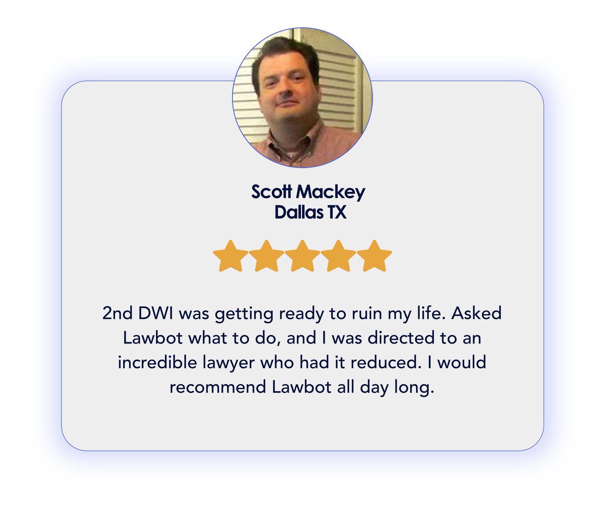asklawbot's tweet photo. 💪 👏 REAL USERS...REAL REVIEWS! We help thousands of users get the answers they need FAST! Below is another LawBot user we were able to help with his DWI case! #asklawbot #lawbot #lawbotlaw #asklawbot https://t.co/94gfduHCB2 https://t.co/e2FZPtwSHQ