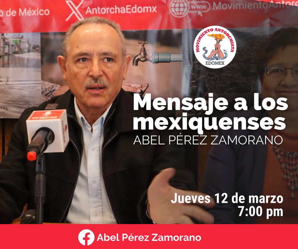 aperezzamorano's tweet photo. Los invito a seguir mi mensaje en vivo. Este jueves 12 de enero, en punto de las 7:00 pm, conéctense a través de mi página. Los espero https://t.co/bJtnG5gD9j