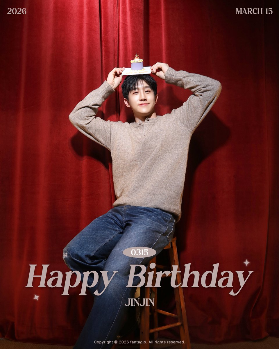[HBD]

2026. 03. 15.
HAPPY BIRTHDAY #JINJIN

#HAPPYJINJINDAY #진진
#아스트로 #ASTRO