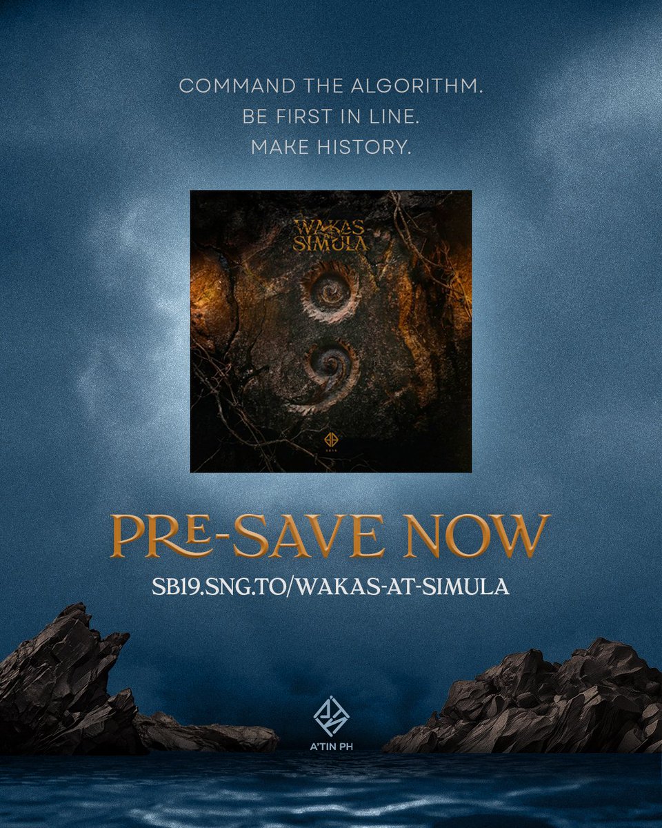 🛑 STOP SCROLLING

Global dominance starts with a pre-save. Get ready for the Wakas at Simula takeover!

🔗 sb19.sng.to/wakas-at-simula 

PRESAVE WAKASatSIMULA ALBUM
#SB19 <a href="/SB19Official/">SB19 Official</a>
#SB19WakasAtSimula
#NewMusic2026