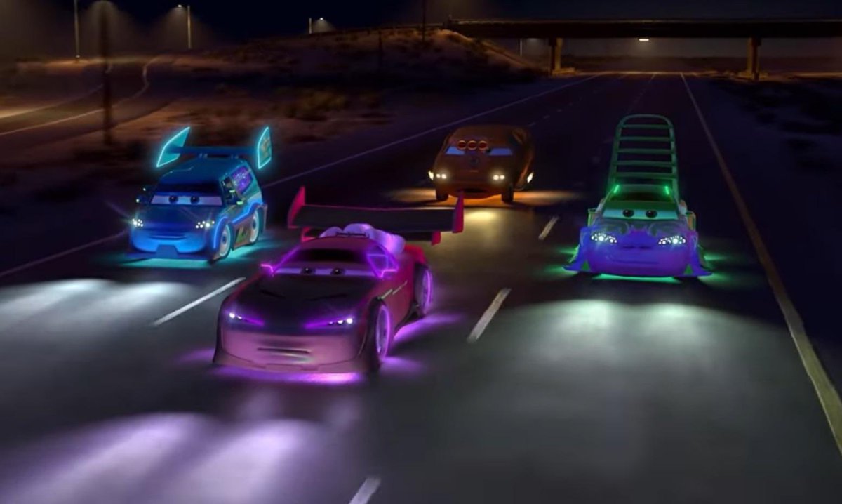Greenman755's tweet photo. Driving home after a couple beers at the company and all I can think about are the cool dudes from cars https://t.co/d9lsMVDoHL