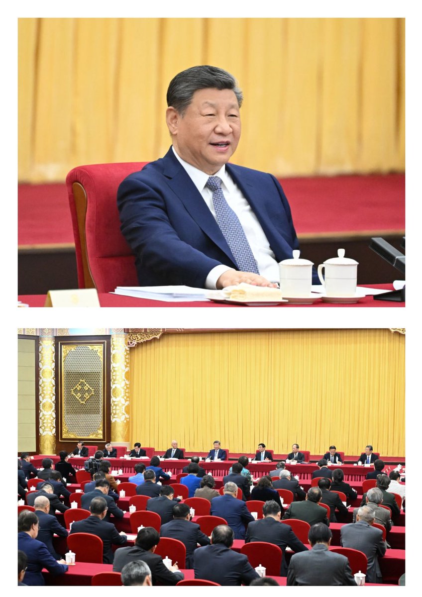 FieldScenery's tweet photo. 习近平看望参加政协会议的农工党九三学社医药卫生界社会福利��社会保障界委员 https://t.co/OrwUO2xkky