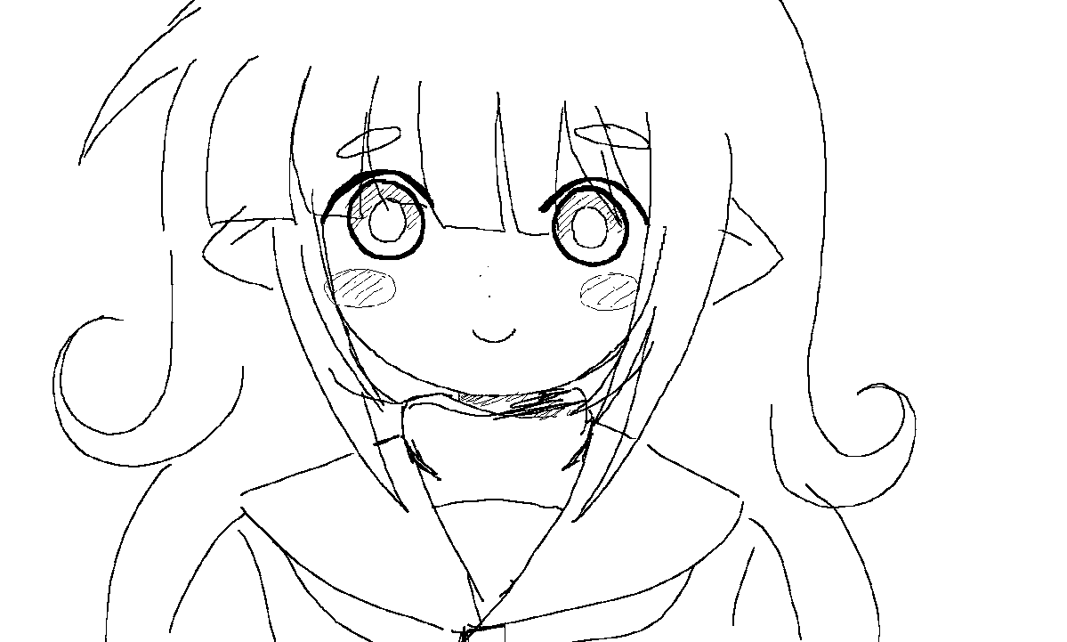 I DREW MYSELF AS WADA WAHGHGHGH or i at least tried to