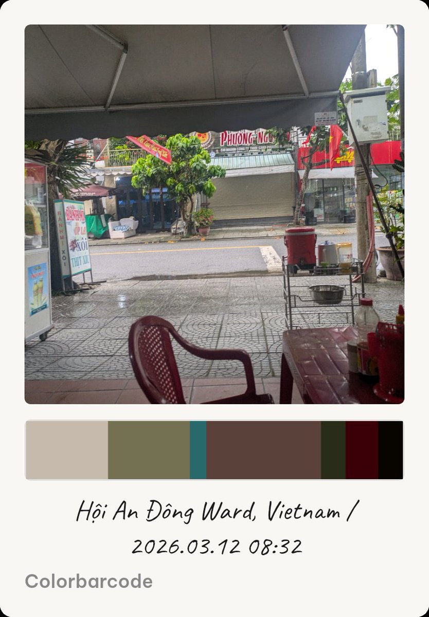 koru_wrong's tweet photo. Colorbarcode
Hội An Đông Ward, Vietnam / 2026.03.12 08:32
#Colorbarcode #カラーバーコード https://t.co/DdWMFsZKGO