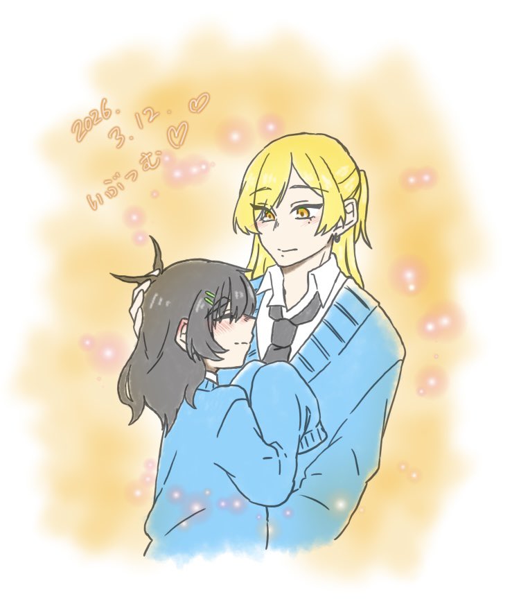 P2Fb6's tweet photo. @SubaAo_TL 
お返しにはなりませんがッッ！！！！

もう！もうッッ！！！！可愛いッッ！！！！こんな可愛い、いぶつむをありがとうございます😭✨✨
家宝ですッッ！！！！そして、3年生ですねッッ！！！！✨✨✨✨ https://t.co/7U9thUT0Ja