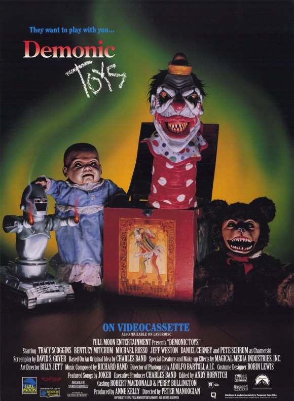 divinenothuman's tweet photo. 34 years ago, on March 12, 1992, "Demonic Toys" arrived at the shelves of American rental video stores. The film was written by David S. Goyer and directed by Peter Manoogian.

#DemonicToys #Horror #16mmInferno #HorrorMovies #FullMoonFeatures #ThisDayInHorror #posterart https://t.co/vY7SJyFaUX