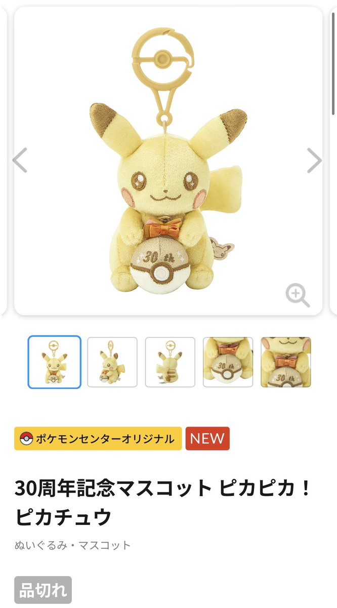 ポケモンセンター30周年記念グッズ発売中✨ ✓『ピカピカ！ピカチュウ