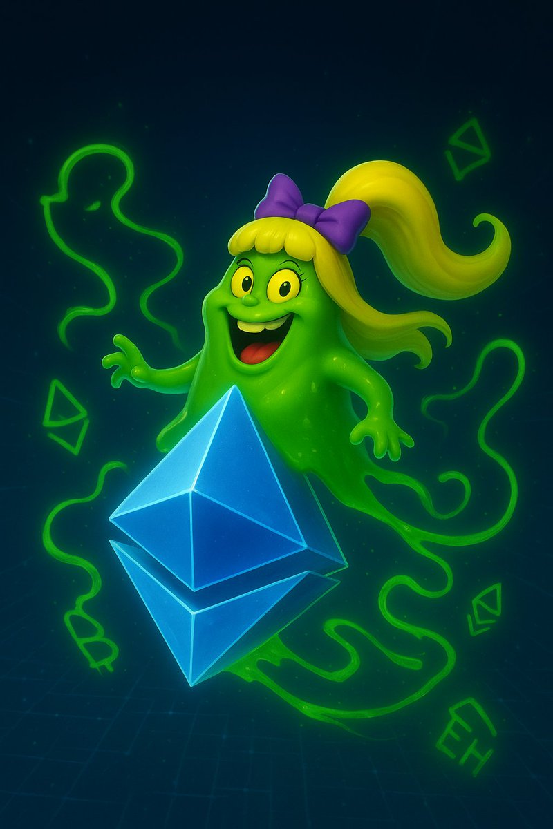 LadySlimerETH's tweet photo. Once adored in the neon haze of the afterlife, Lady Slimer wasn’t just slime. Today her story continues, reborn not on VHS tapes, but on Ethereum. $LSLIMERBest #memecoin of the year, you want this #hiddengem 

We are LIVE CA 0x34695fedc6c33c6014288e030b9b16a645377e07 https://t.co/TSrJ8Ub0XY