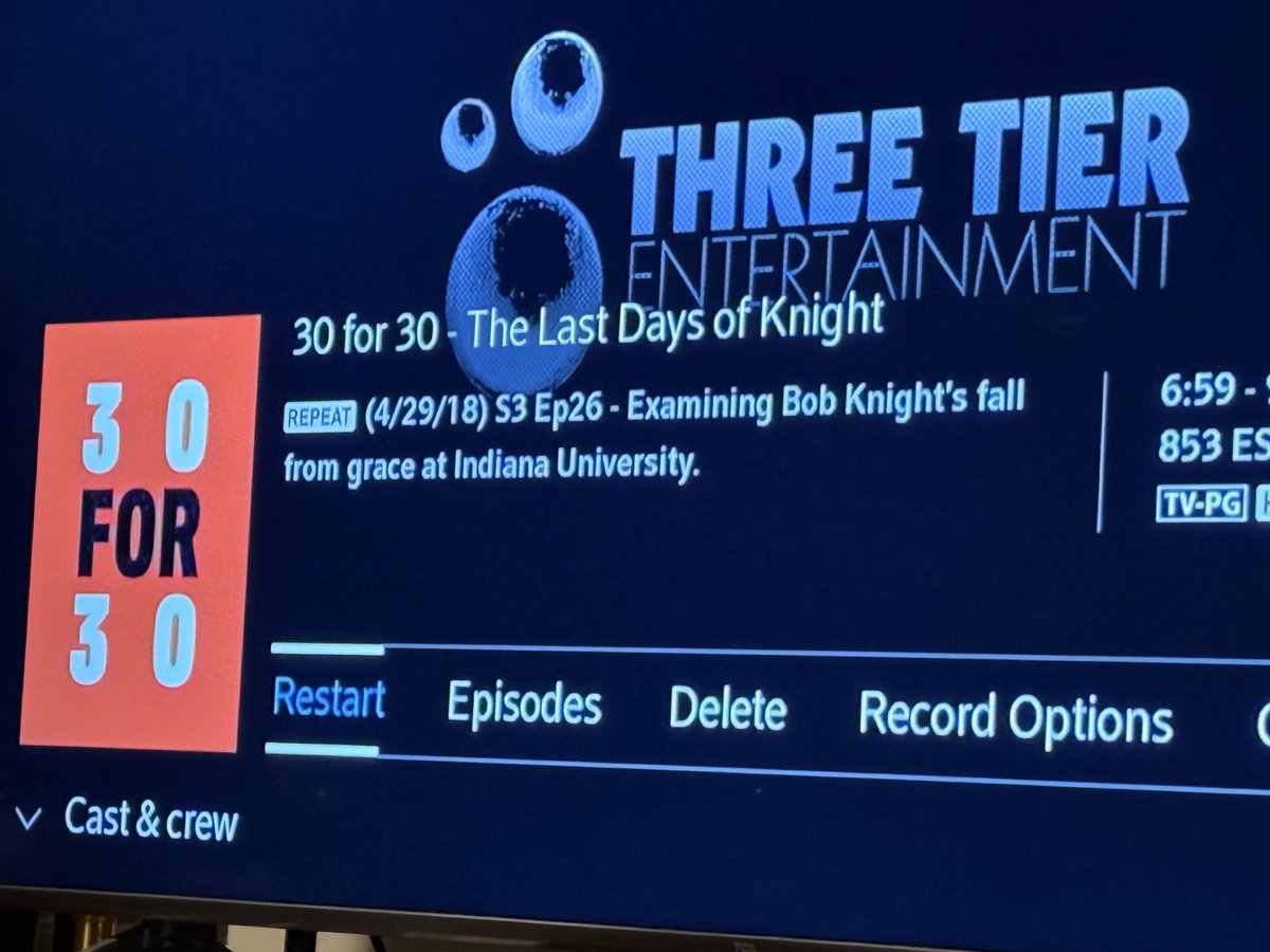 1PensFan's tweet photo. About to watch this.  Been on my dvr for a long time. https://t.co/jcYqqPEAhj