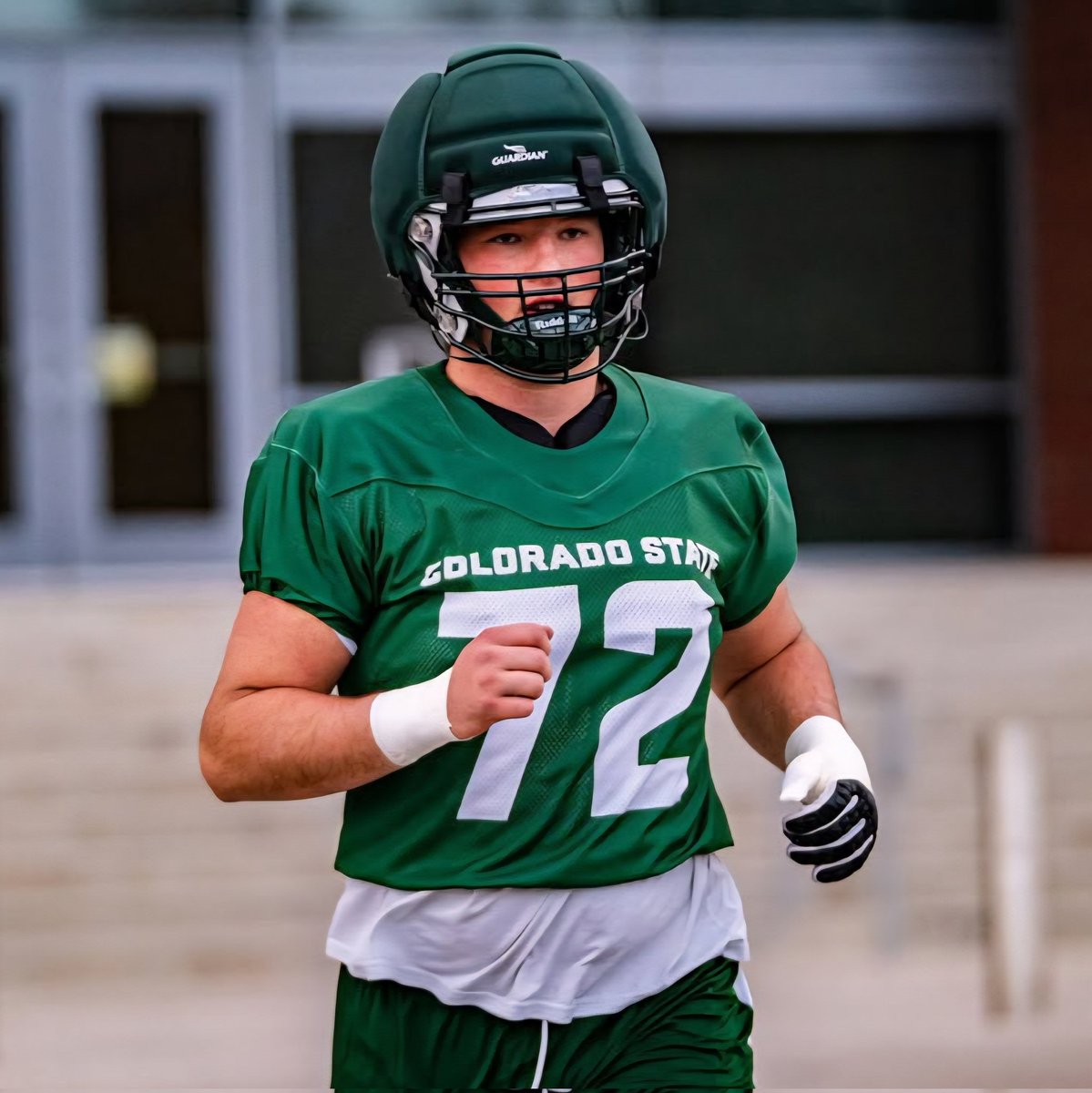 MaxVivier's tweet photo. Getting all the reps I can at  @CSUFootball spring ball...🐏🏈💚 https://t.co/FhMKhqEOKr