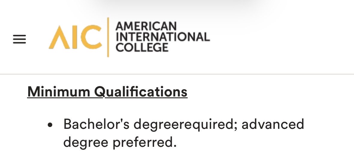 NEHoopsFan1's tweet photo. At @aicathletics you will not be required to proofread! This Men’s Hoop Coach posting couldn’t be more AIC if it tried. https://t.co/uLKDR0ggFk