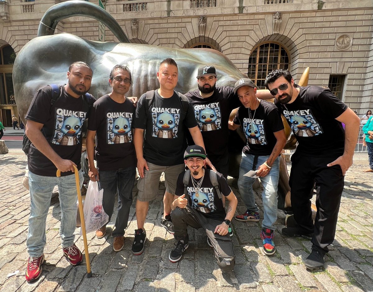 stukwan's tweet photo. Quakey Collective is real synergy. A look back at our Wall Street Takeover. π―π―π―
#Quakeycollective #QuakeyNation https://t.co/im9w8ibO8l
