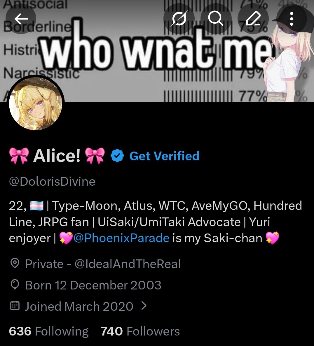 🎀Alice!🎀 (BACK ON MAIN) tweet media