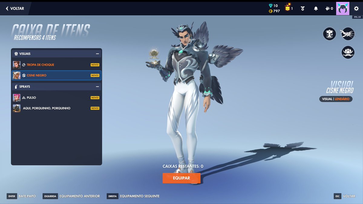 GANHEI A SKIN Q MAIS QUERIA DO MUSO