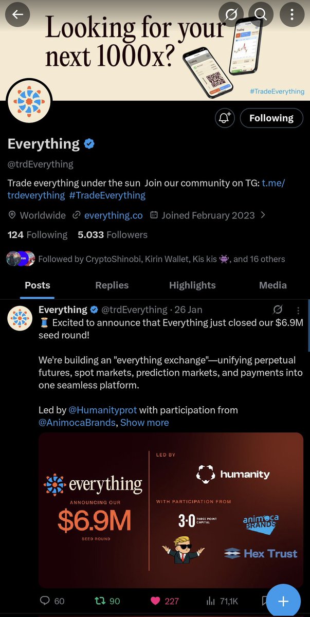 bojanKrict's tweet photo. @WhaleCoinTalk @trdEverything I always look forward to and am enthusiastic about your giveaways, I always follow you 😍😍😍

Username Bojankrict 

#TradeEverything https://t.co/dpAlKPkBcv